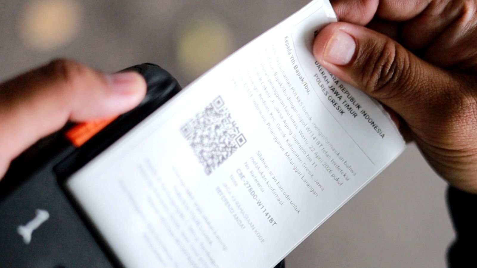 Tingkatkan Kedisiplinan di Jalan, Satlantas Polres Gresik Resmi Operasikan ETLE Handheld