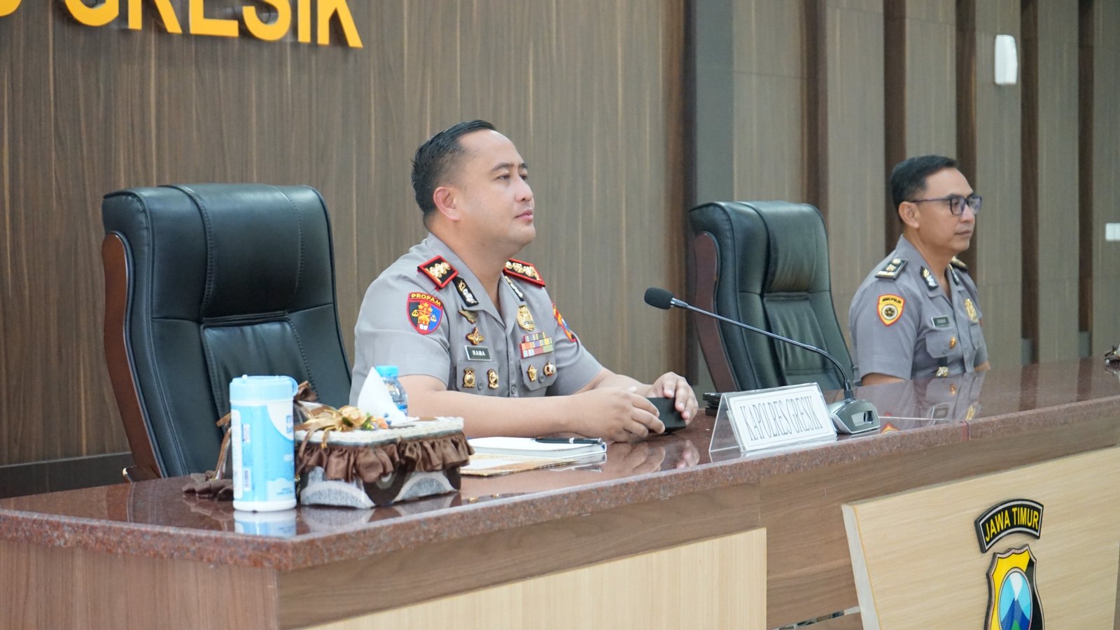 Polres Gresik Terima 15 Taruna Akpol Angkatan 58, Kapolres Tekankan Penguatan Pengalaman Lapangan