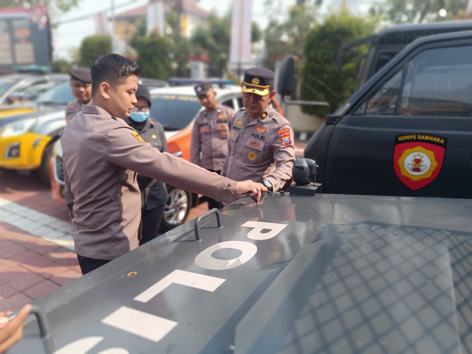 Polres Gresik Jalani Pemeriksaan Kendaraan Operasional dan Alsus, Jamin Pelayanan Tetap Optimal