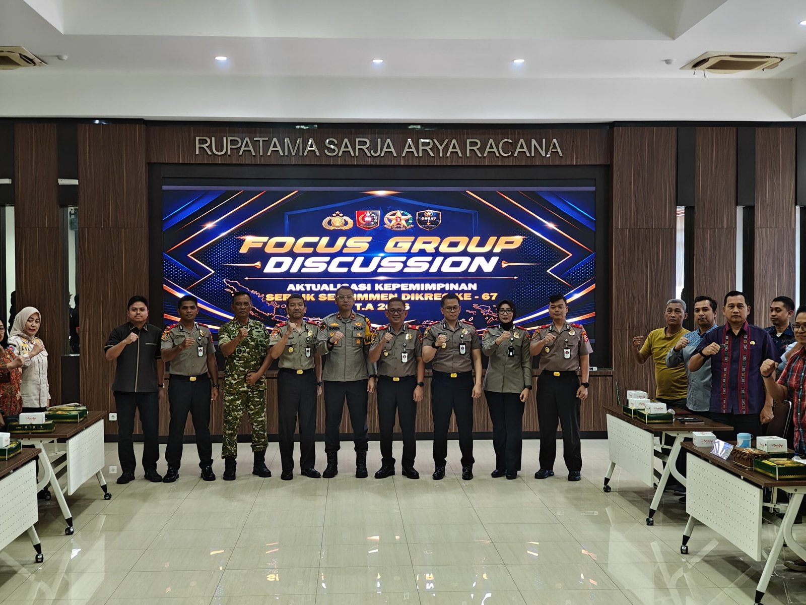 Perkuat Sinergi Antar-Lembaga, Serdik Sespimmen Dikreg ke-67 Gelar FGD Aktualisasi Kepemimpinan di Polres Gresik